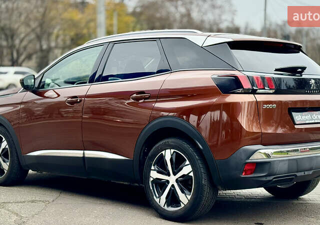 Коричневый Пежо 3008, объемом двигателя 2 л и пробегом 42 тыс. км за 21999 $, фото 6 на Automoto.ua