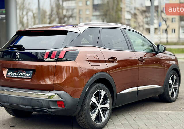 Коричневый Пежо 3008, объемом двигателя 2 л и пробегом 42 тыс. км за 21999 $, фото 7 на Automoto.ua