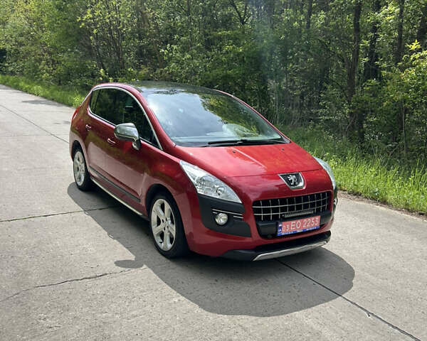 Красный Пежо 3008, объемом двигателя 1.6 л и пробегом 230 тыс. км за 6500 $, фото 1 на Automoto.ua