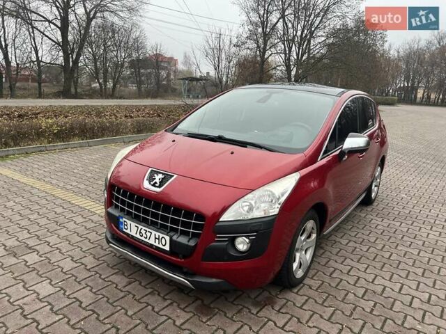 Красный Пежо 3008, объемом двигателя 1.56 л и пробегом 300 тыс. км за 9500 $, фото 1 на Automoto.ua