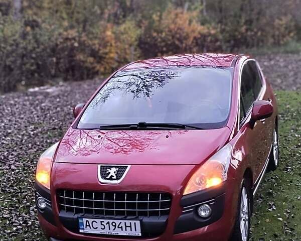 Красный Пежо 3008, объемом двигателя 1.6 л и пробегом 241 тыс. км за 8800 $, фото 4 на Automoto.ua