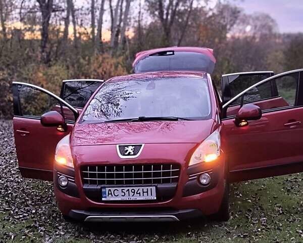 Красный Пежо 3008, объемом двигателя 1.6 л и пробегом 241 тыс. км за 8800 $, фото 6 на Automoto.ua