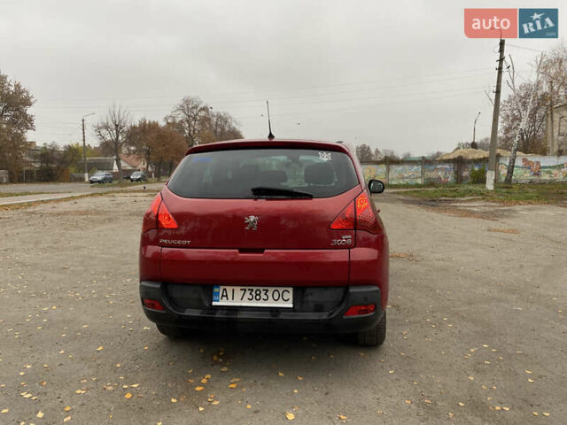 Красный Пежо 3008, объемом двигателя 1.56 л и пробегом 262 тыс. км за 8800 $, фото 4 на Automoto.ua