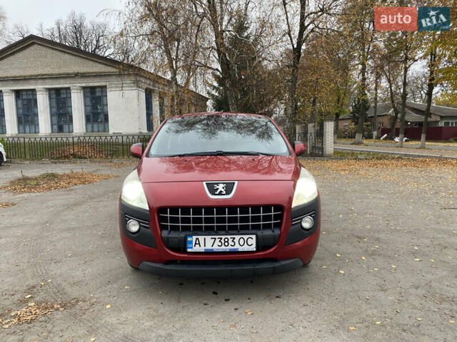 Красный Пежо 3008, объемом двигателя 1.56 л и пробегом 262 тыс. км за 8800 $, фото 1 на Automoto.ua