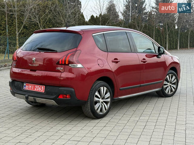 Красный Пежо 3008, объемом двигателя 1.6 л и пробегом 207 тыс. км за 12800 $, фото 1 на Automoto.ua