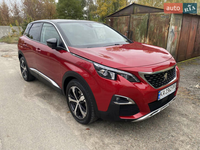 Червоний Пежо 3008, об'ємом двигуна 2 л та пробігом 85 тис. км за 25500 $, фото 1 на Automoto.ua