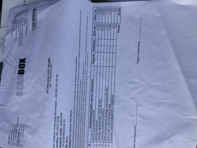 Серый Пежо 3008, объемом двигателя 1.6 л и пробегом 160 тыс. км за 8000 $, фото 15 на Automoto.ua