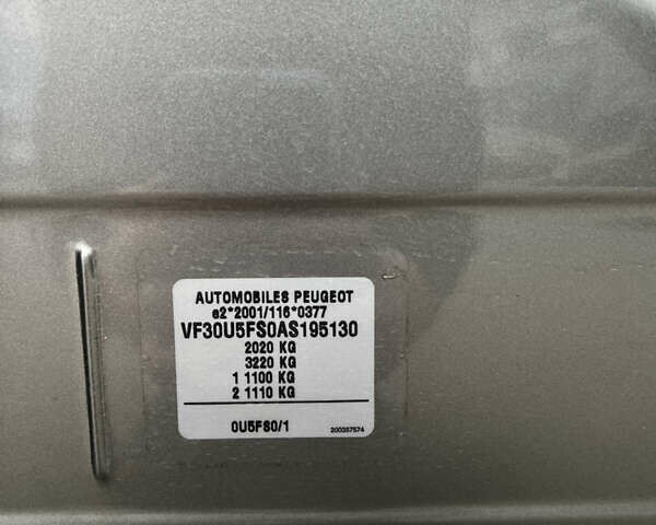 Серый Пежо 3008, объемом двигателя 1.6 л и пробегом 225 тыс. км за 8000 $, фото 69 на Automoto.ua