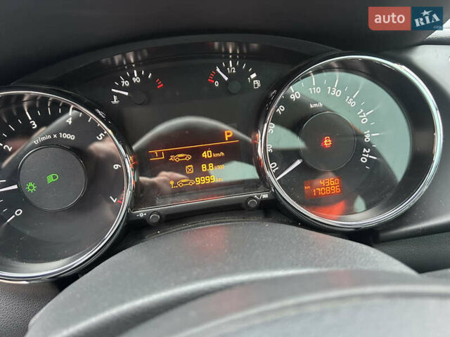 Сірий Пежо 3008, об'ємом двигуна 1.6 л та пробігом 170 тис. км за 8999 $, фото 12 на Automoto.ua