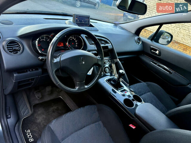 Серый Пежо 3008, объемом двигателя 1.6 л и пробегом 169 тыс. км за 7299 $, фото 13 на Automoto.ua