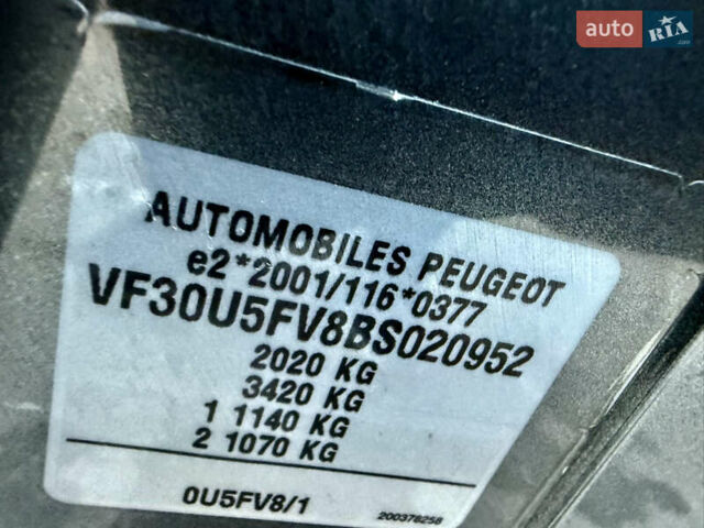 Серый Пежо 3008, объемом двигателя 1.6 л и пробегом 169 тыс. км за 7299 $, фото 29 на Automoto.ua