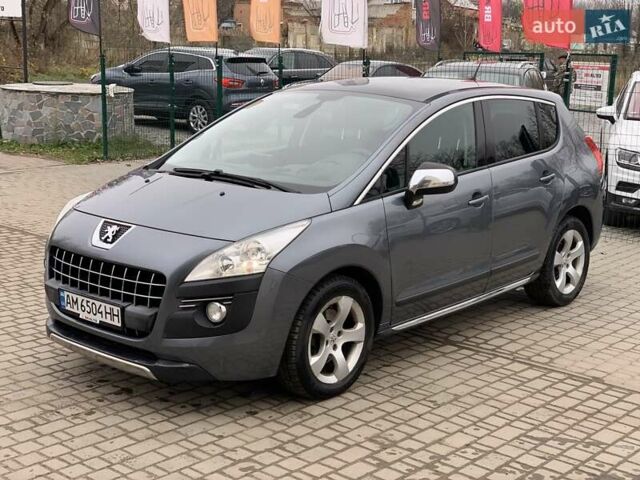 Серый Пежо 3008, объемом двигателя 1.6 л и пробегом 154 тыс. км за 9455 $, фото 1 на Automoto.ua