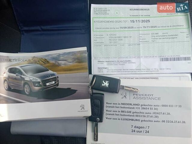 Серый Пежо 3008, объемом двигателя 1.6 л и пробегом 233 тыс. км за 8900 $, фото 33 на Automoto.ua
