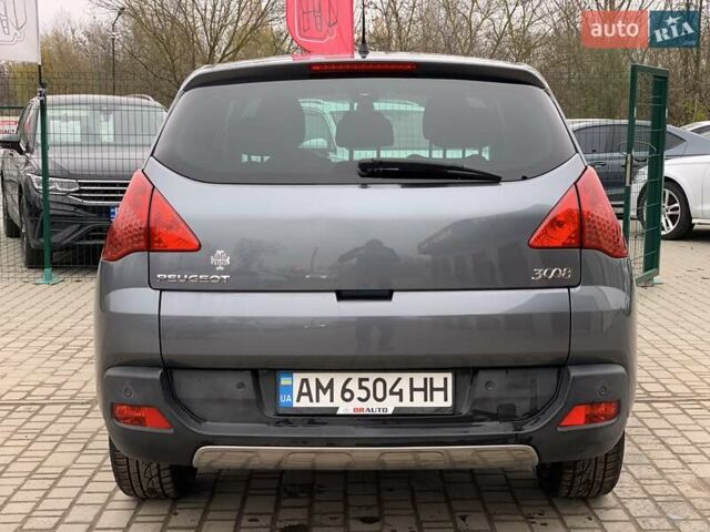 Серый Пежо 3008, объемом двигателя 1.6 л и пробегом 154 тыс. км за 9455 $, фото 16 на Automoto.ua