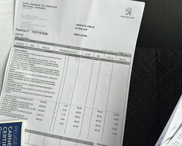 Серый Пежо 3008, объемом двигателя 1.6 л и пробегом 171 тыс. км за 14600 $, фото 77 на Automoto.ua