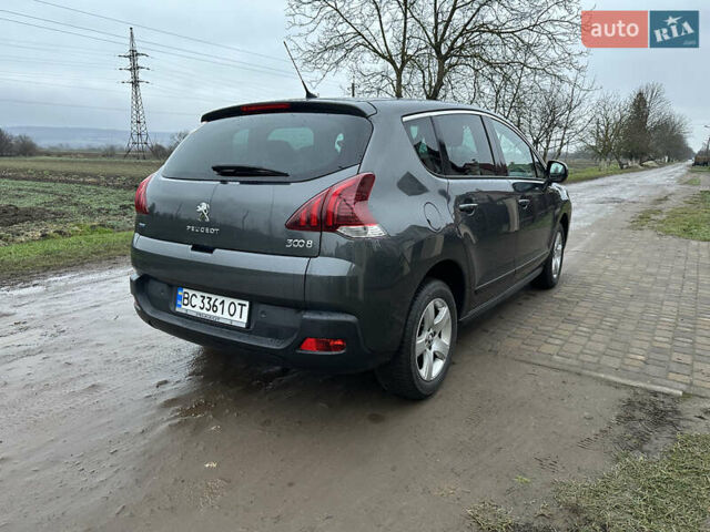 Серый Пежо 3008, объемом двигателя 1.56 л и пробегом 169 тыс. км за 13200 $, фото 3 на Automoto.ua