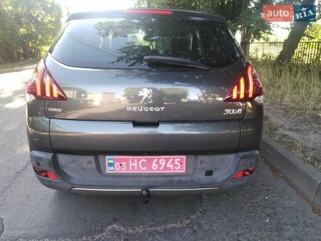 Сірий Пежо 3008, об'ємом двигуна 1.6 л та пробігом 190 тис. км за 13200 $, фото 4 на Automoto.ua