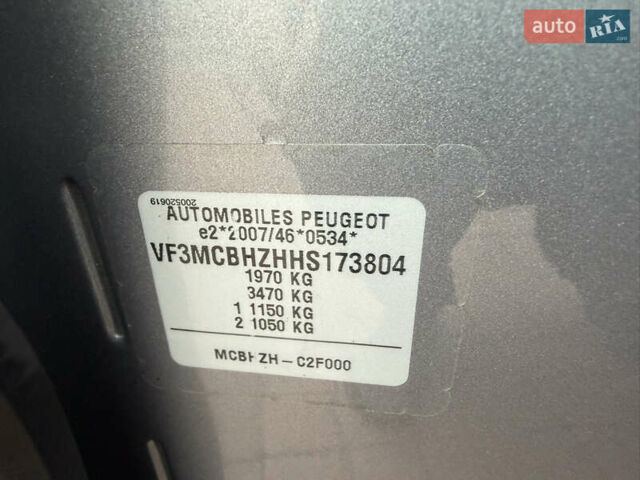 Серый Пежо 3008, объемом двигателя 1.6 л и пробегом 198 тыс. км за 17300 $, фото 60 на Automoto.ua