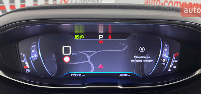 Сірий Пежо 3008, об'ємом двигуна 1.5 л та пробігом 173 тис. км за 21350 $, фото 12 на Automoto.ua