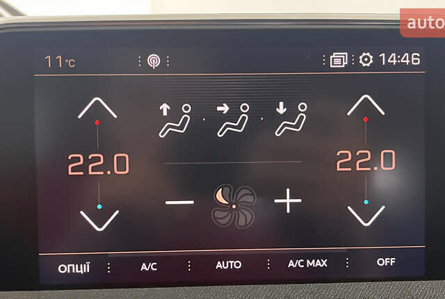 Серый Пежо 3008, объемом двигателя 1.5 л и пробегом 168 тыс. км за 20950 $, фото 28 на Automoto.ua