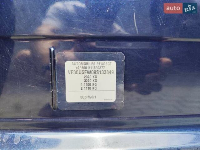 Синий Пежо 3008, объемом двигателя 1.6 л и пробегом 282 тыс. км за 7499 $, фото 6 на Automoto.ua