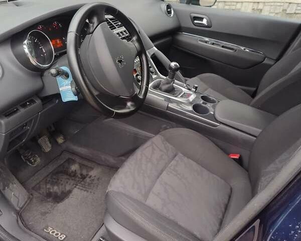 Синий Пежо 3008, объемом двигателя 1.6 л и пробегом 192 тыс. км за 6950 $, фото 14 на Automoto.ua