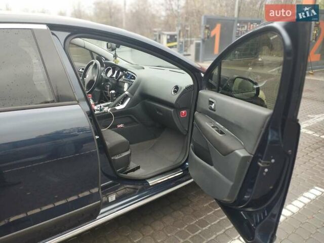 Синий Пежо 3008, объемом двигателя 1.6 л и пробегом 187 тыс. км за 7500 $, фото 5 на Automoto.ua