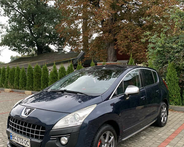 Синий Пежо 3008, объемом двигателя 1.6 л и пробегом 216 тыс. км за 6600 $, фото 1 на Automoto.ua
