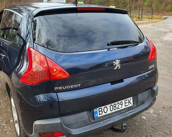 Синий Пежо 3008, объемом двигателя 1.56 л и пробегом 268 тыс. км за 7400 $, фото 5 на Automoto.ua