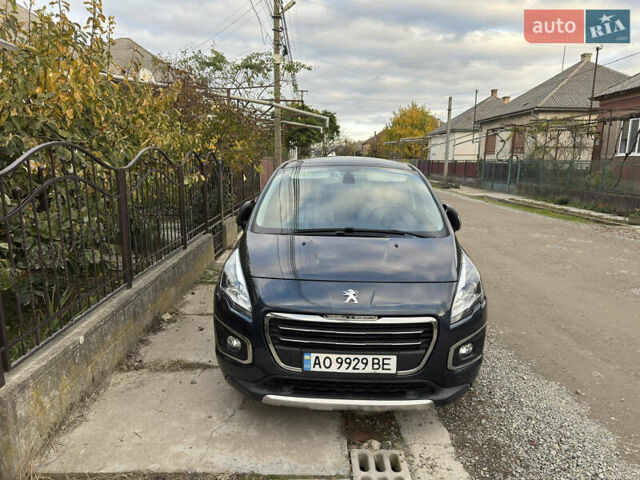 Синий Пежо 3008, объемом двигателя 1.56 л и пробегом 152 тыс. км за 12300 $, фото 25 на Automoto.ua