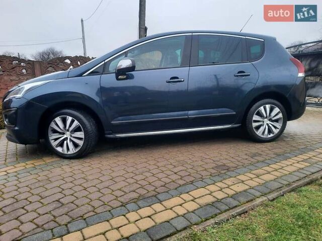 Синий Пежо 3008, объемом двигателя 2 л и пробегом 135 тыс. км за 11799 $, фото 1 на Automoto.ua