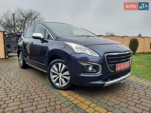 Синий Пежо 3008, объемом двигателя 2 л и пробегом 135 тыс. км за 11799 $, фото 4 на Automoto.ua