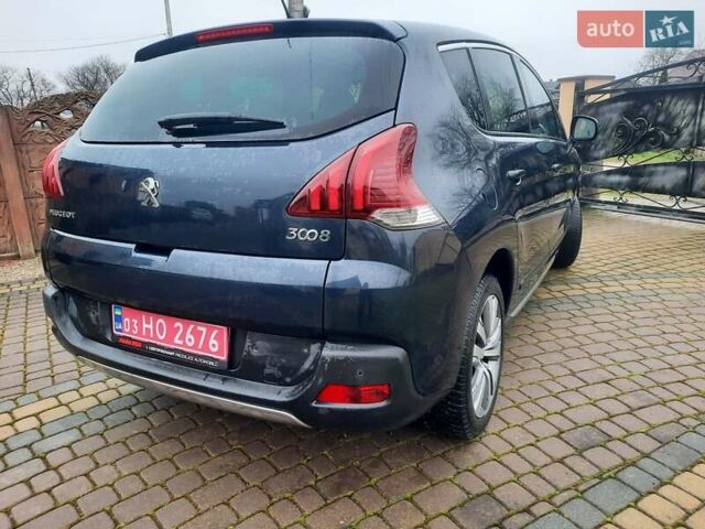 Синий Пежо 3008, объемом двигателя 2 л и пробегом 135 тыс. км за 11799 $, фото 10 на Automoto.ua