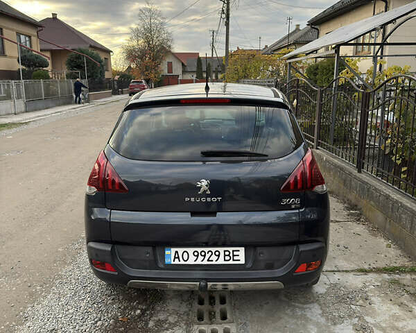 Синий Пежо 3008, объемом двигателя 1.56 л и пробегом 152 тыс. км за 12300 $, фото 28 на Automoto.ua