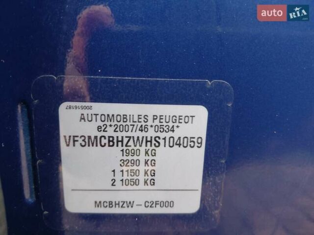 Синий Пежо 3008, объемом двигателя 1.6 л и пробегом 206 тыс. км за 18900 $, фото 43 на Automoto.ua