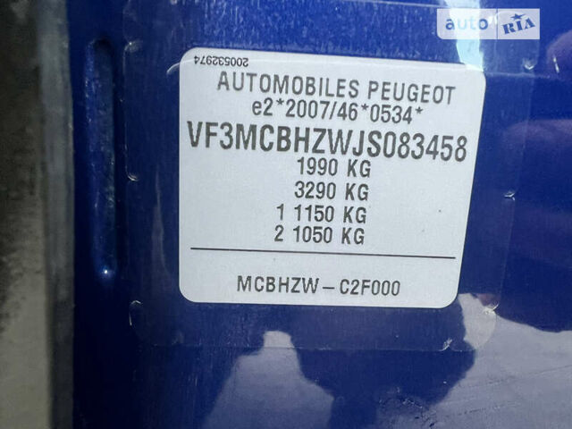 Синій Пежо 3008, об'ємом двигуна 1.56 л та пробігом 158 тис. км за 19999 $, фото 37 на Automoto.ua