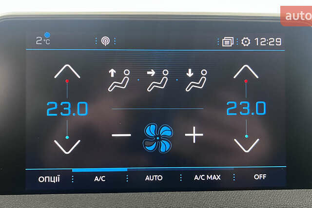 Синий Пежо 3008, объемом двигателя 1.5 л и пробегом 189 тыс. км за 19450 $, фото 22 на Automoto.ua