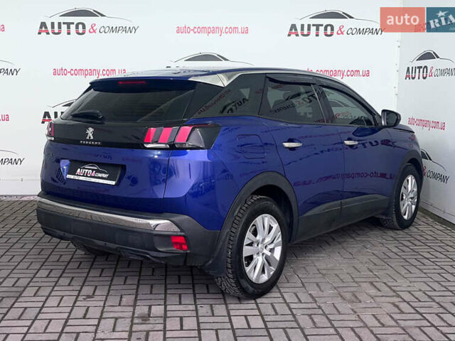 Синий Пежо 3008, объемом двигателя 1.5 л и пробегом 189 тыс. км за 19450 $, фото 2 на Automoto.ua
