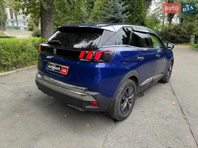 Синий Пежо 3008, объемом двигателя 1.5 л и пробегом 110 тыс. км за 21990 $, фото 4 на Automoto.ua