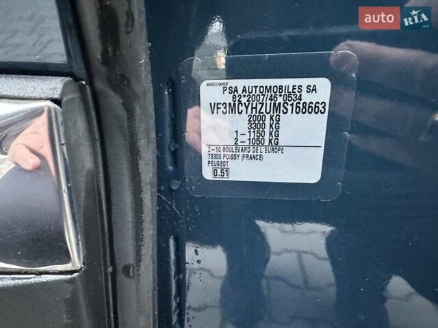 Синий Пежо 3008, объемом двигателя 1.5 л и пробегом 117 тыс. км за 23250 $, фото 29 на Automoto.ua