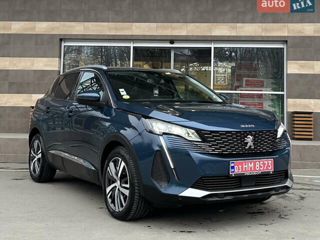 Синий Пежо 3008, объемом двигателя 1.5 л и пробегом 175 тыс. км за 22499 $, фото 100 на Automoto.ua