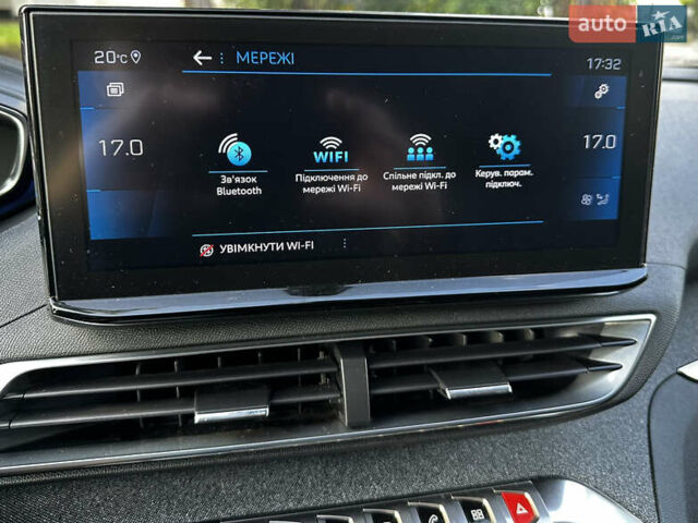 Синий Пежо 3008, объемом двигателя 1.5 л и пробегом 175 тыс. км за 22499 $, фото 91 на Automoto.ua