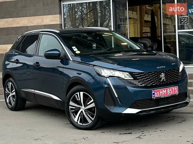 Синий Пежо 3008, объемом двигателя 1.5 л и пробегом 175 тыс. км за 22499 $, фото 1 на Automoto.ua