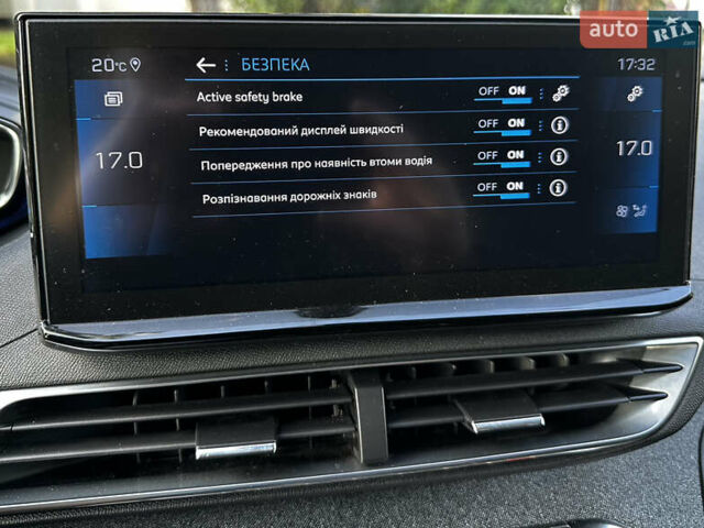 Синий Пежо 3008, объемом двигателя 1.5 л и пробегом 175 тыс. км за 22499 $, фото 90 на Automoto.ua