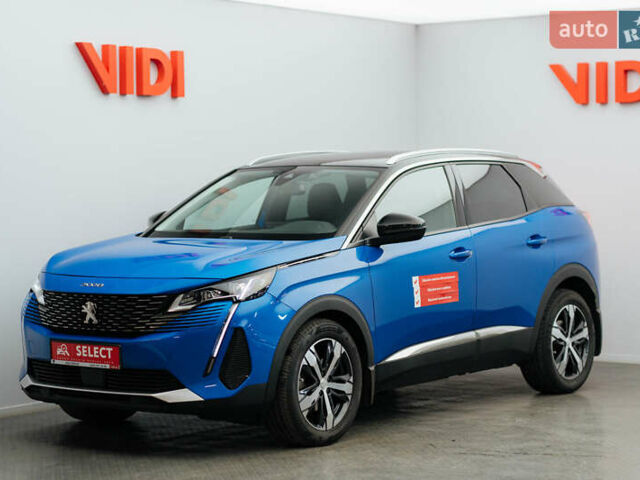 Синій Пежо 3008, об'ємом двигуна 2 л та пробігом 52 тис. км за 27672 $, фото 1 на Automoto.ua