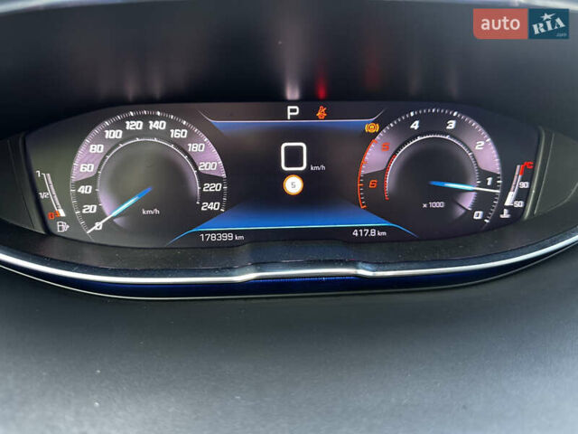 Синий Пежо 3008, объемом двигателя 1.5 л и пробегом 175 тыс. км за 22499 $, фото 95 на Automoto.ua