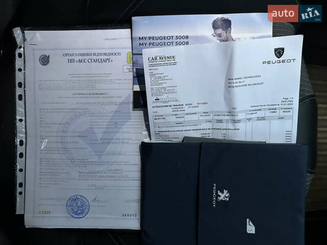 Синий Пежо 3008, объемом двигателя 1.5 л и пробегом 175 тыс. км за 22499 $, фото 99 на Automoto.ua