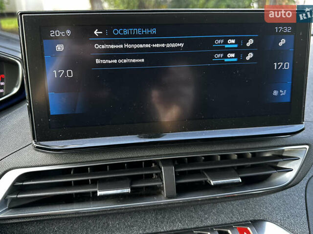 Синий Пежо 3008, объемом двигателя 1.5 л и пробегом 175 тыс. км за 22499 $, фото 88 на Automoto.ua