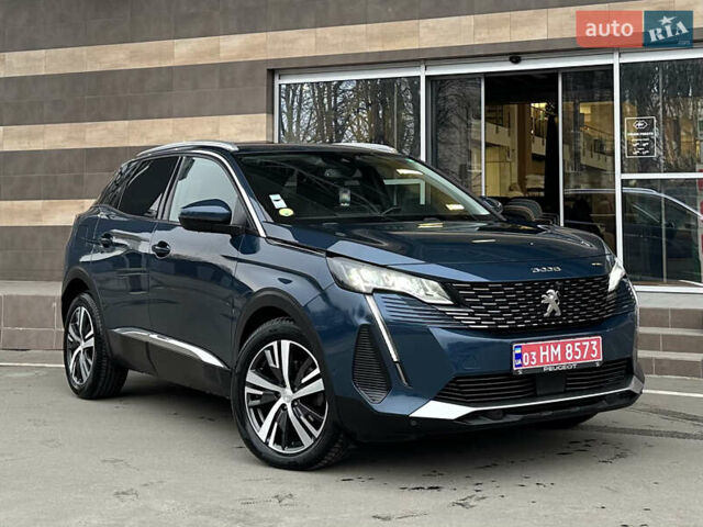 Синий Пежо 3008, объемом двигателя 1.5 л и пробегом 175 тыс. км за 22499 $, фото 103 на Automoto.ua