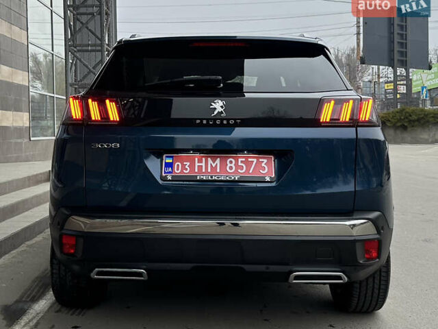 Синий Пежо 3008, объемом двигателя 1.5 л и пробегом 175 тыс. км за 22499 $, фото 28 на Automoto.ua